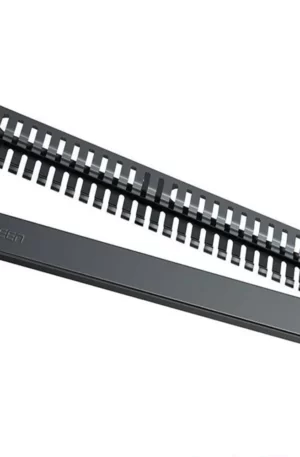 Ugreen Ethernet cable management rack, 1U, Arc cahamfer anti-scratch design, Stainless steel, 50 port
