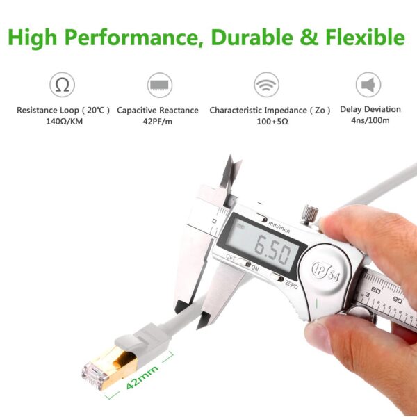 Ugreen cat 7 STP lan cable 10M, AWG 26 - Image 3