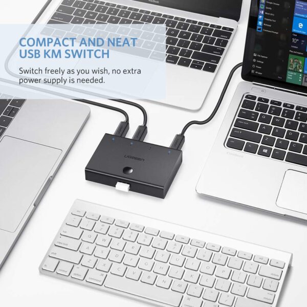 Ugreen USB 2.0 2 in 4 out Sharing Switch - Image 4