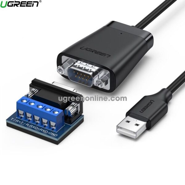 Ugreen USB TO RS-422/RS485 adapter Cable 1.5m, Chipset: FIDI-FT232R+ZT485, Supports Windows 8.1/8/7/