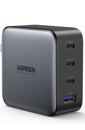 Ugreen 65W GaN Charger Quick Charge QC 4.0 3.0 Type C PD USB Fast Charger Portable for iPhone MacBoo