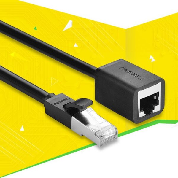 Ugreen CAT6 FTP Ethernet RJ45 Extension Male/Female Patch Cords 1M - Image 2