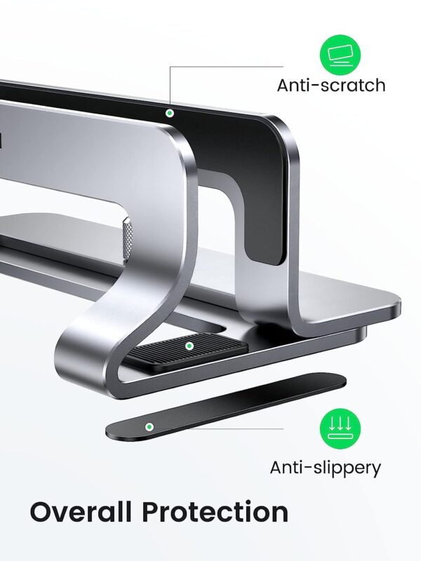 UGREEN VERTICAL LAPTOP STAND ALUMINIUM ALLOY LP258-20471 - Image 5