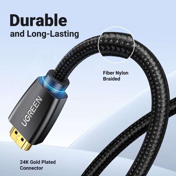 Ugreen HDMI cable 2.0v 19+1 3M, 4K*2K @60 Hz - Image 6