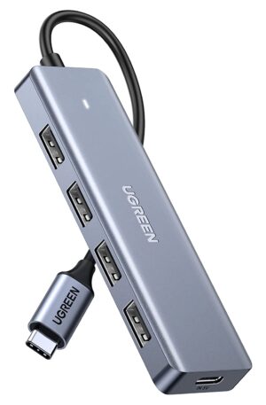Ugreen USB C to 4 Port USB 3 hub, 65cm