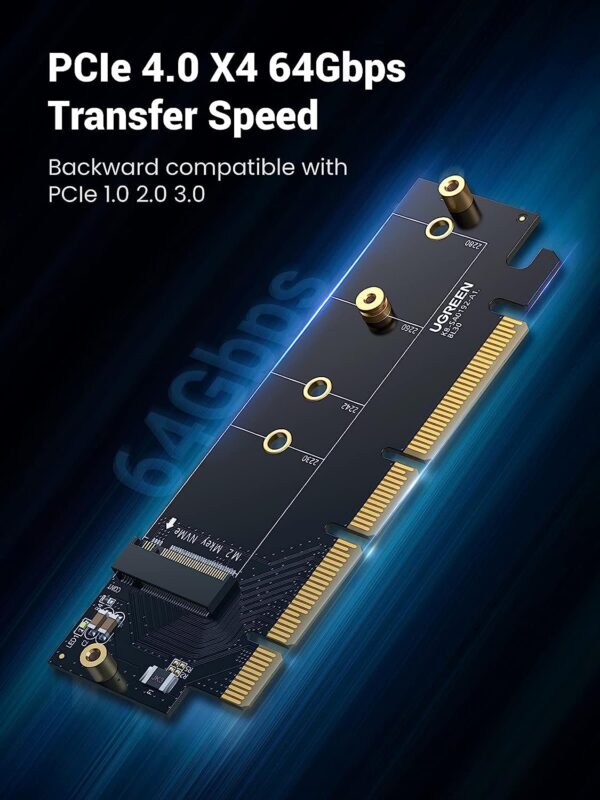 Ugreen 30715 PCie to M.2 nvme expansion card - Image 3