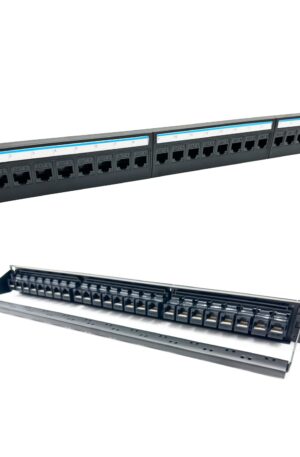 Ugreen Cat 6 24-port patch panel, detachable cover, the label can be removed and replaced for easy l