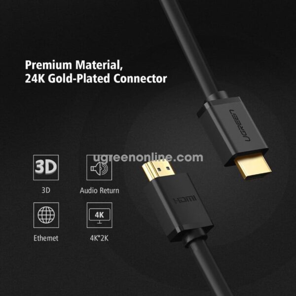 Ugreen HDMI cable 1.4V 19+1 10M, 1080p HD104-10110 - Image 8