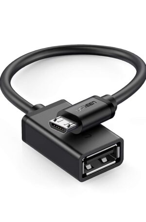 Ugreen 2 in 1 USB 2 to Micro USB +lightning data cable 1m