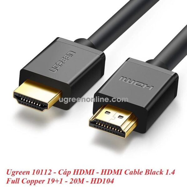 Ugreen HDMI cable 1.4V 19+1 20M, 4K@30hz - Image 3