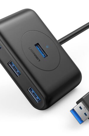 Ugreen 4-Port USB 3.0 Hub, Ultra Slim High-Speed USB Splitter Portable Extension Data Hub Compatible