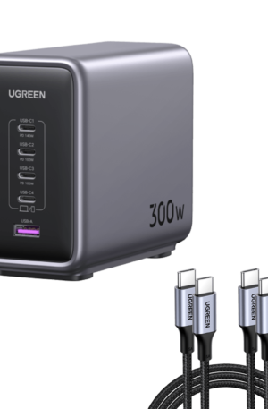 (Bundle) Nexode 300W Charger + 6.6FT 100W USB-C Cable 2 Pack