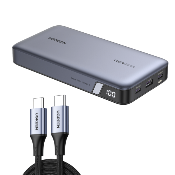 (Bundle) 145W Power Bank + 240W USB-C Cable