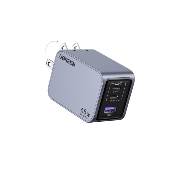 UGREEN Nexode Pro 65W 3-Port GaN Fast iPhone Charger