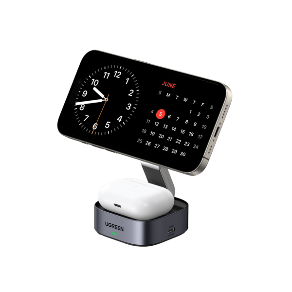 UGREEN 2-in-1 Foldable Wireless Fast Charging Station