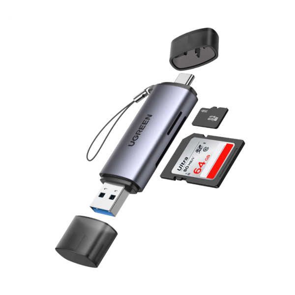 UGREEN 2-in-1 USB C OTG Card Reader