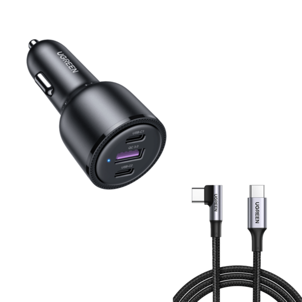 UGREEN 69W USB C Car Charger Bundle