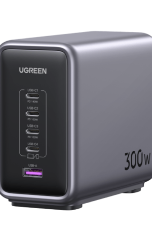 UGREEN Nexode 300W USB C GaN Charger-5 Ports Desktop Charger