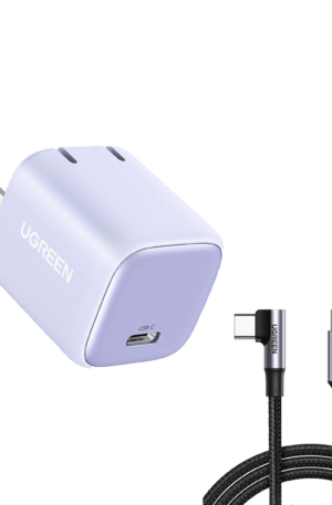 UGREEN Nexode 30W USB C Charger Bundle (Purple)