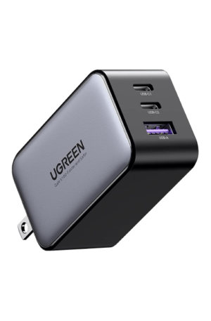 UGREEN Nexode 65W USB C GaN iphone Charger-3 Ports Wall Charger