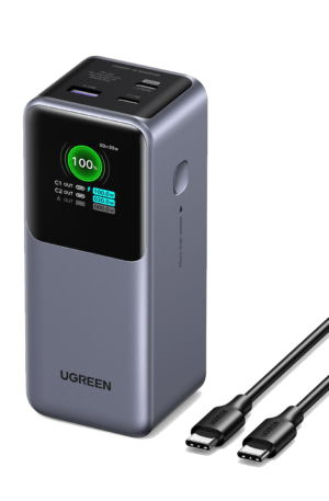 UGREEN Nexode Power Bank 20000mAh 130W with Smart Digital Display