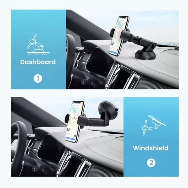 UGREEN Windshield Car Phone Mount - Image 2